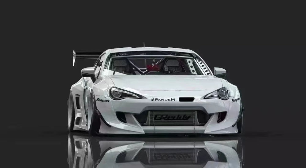 Rocket Bunny V3 Wide Body Kit Fit for Toyota GT86 Carbon Fiber Rear Wing
