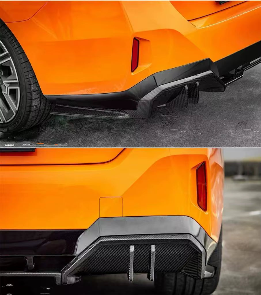 For BMW 5 Series G60 G68 Upgrade MP Style Dry Carbon Fiber Body Kit Front Lip Rear Diffuser Spoiler