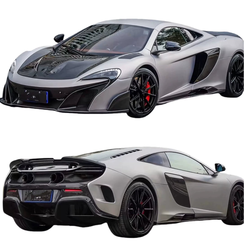 Car Parts for Mclaren Mp4-12C 650S Upgrade to 675LT Style Body Kit Front and Rear Bumper Spoiler Hood