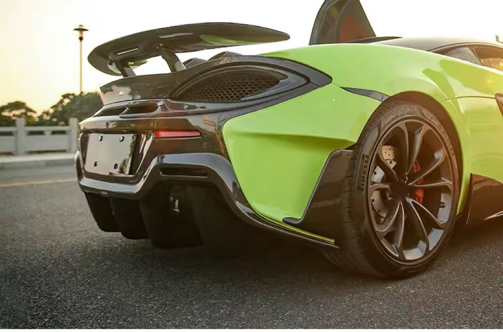 For Mclaren 540C 570S 570GT Upgrade to 600LT Carbon Fiber Bumper Front Lip Rear Bumper Body Kit