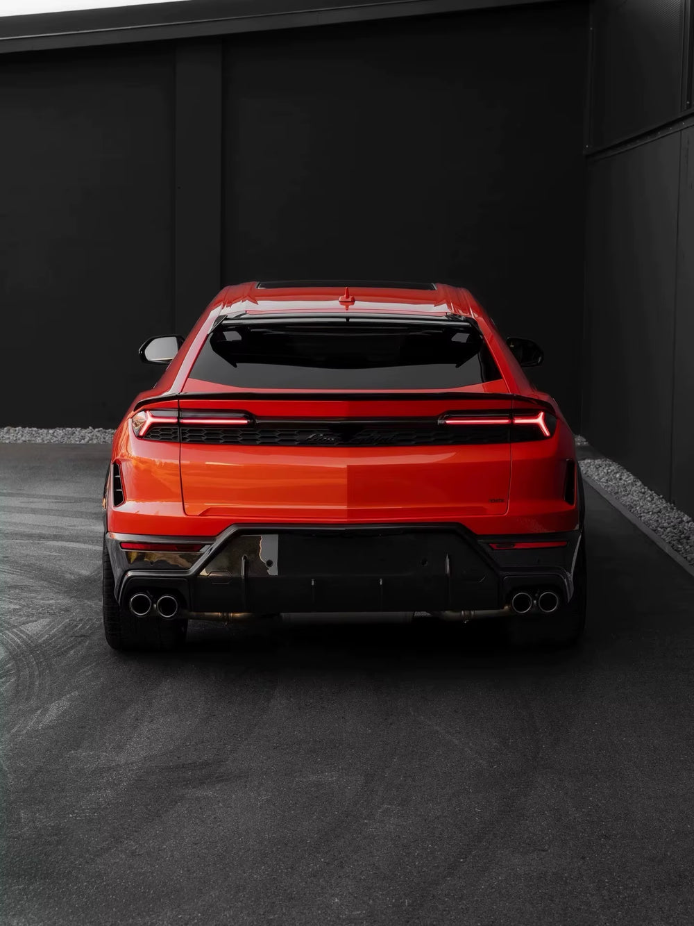 For Lamborghini Urus SE Upgrade N Style Dry Carbon Fiber Kit Front Lip Side Skirts Spoiler Rear Diffuser Wheel Arches Hood