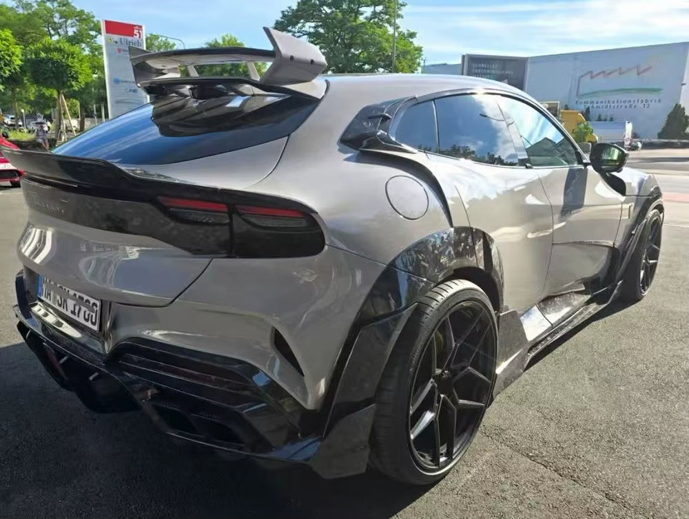 Car Bumper KA Style Dry Carbon Fiber Engine Hoods Spoiler Car Fenders for Ferrari Purosangue FUV Body Kit Upgrade
