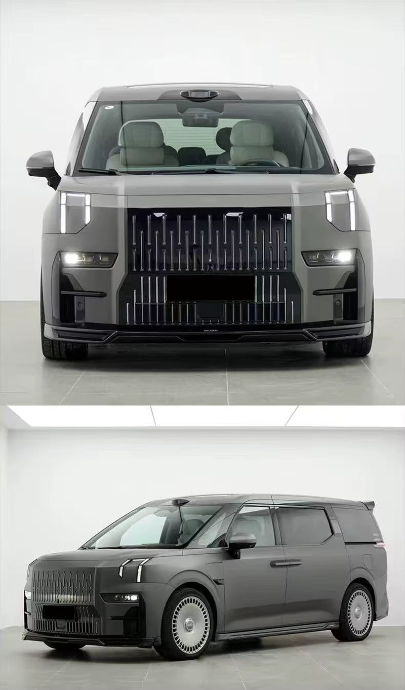Bskt Style Bright Black Body Kit for Zeeker 009: Front Lip, Skirt, Rear Diffuser, and Spoiler