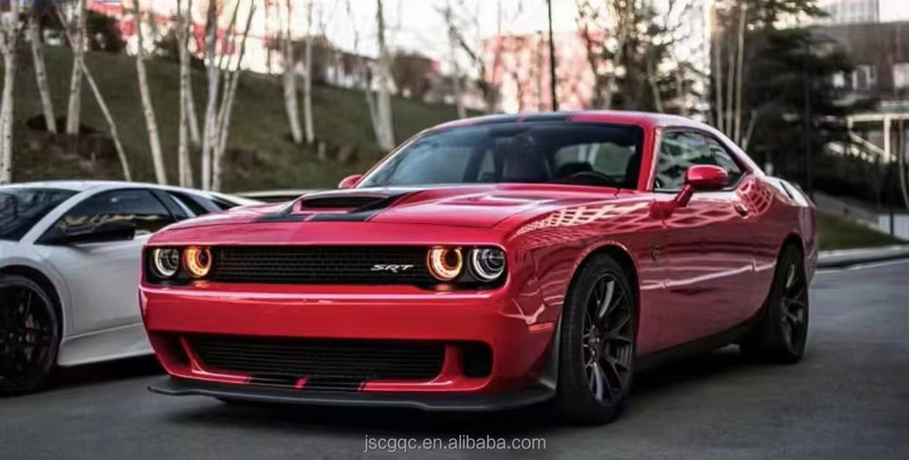Car Parts PP Plastic Front Bumper SRT Hellcat Style for Dodge Challenger 08-14 and 15-22 for Body Kit