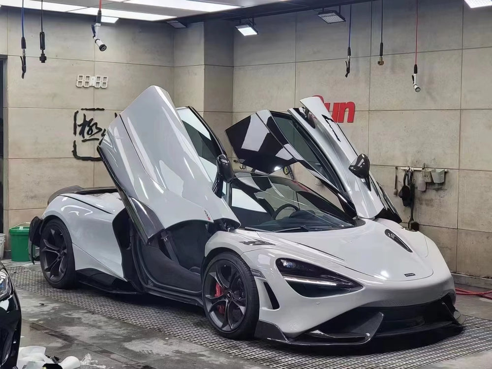 Upgraded 765LT Style Body Kit for Mclaren 720S Front and Rear Bumper Side Skirt Diffusers Hood