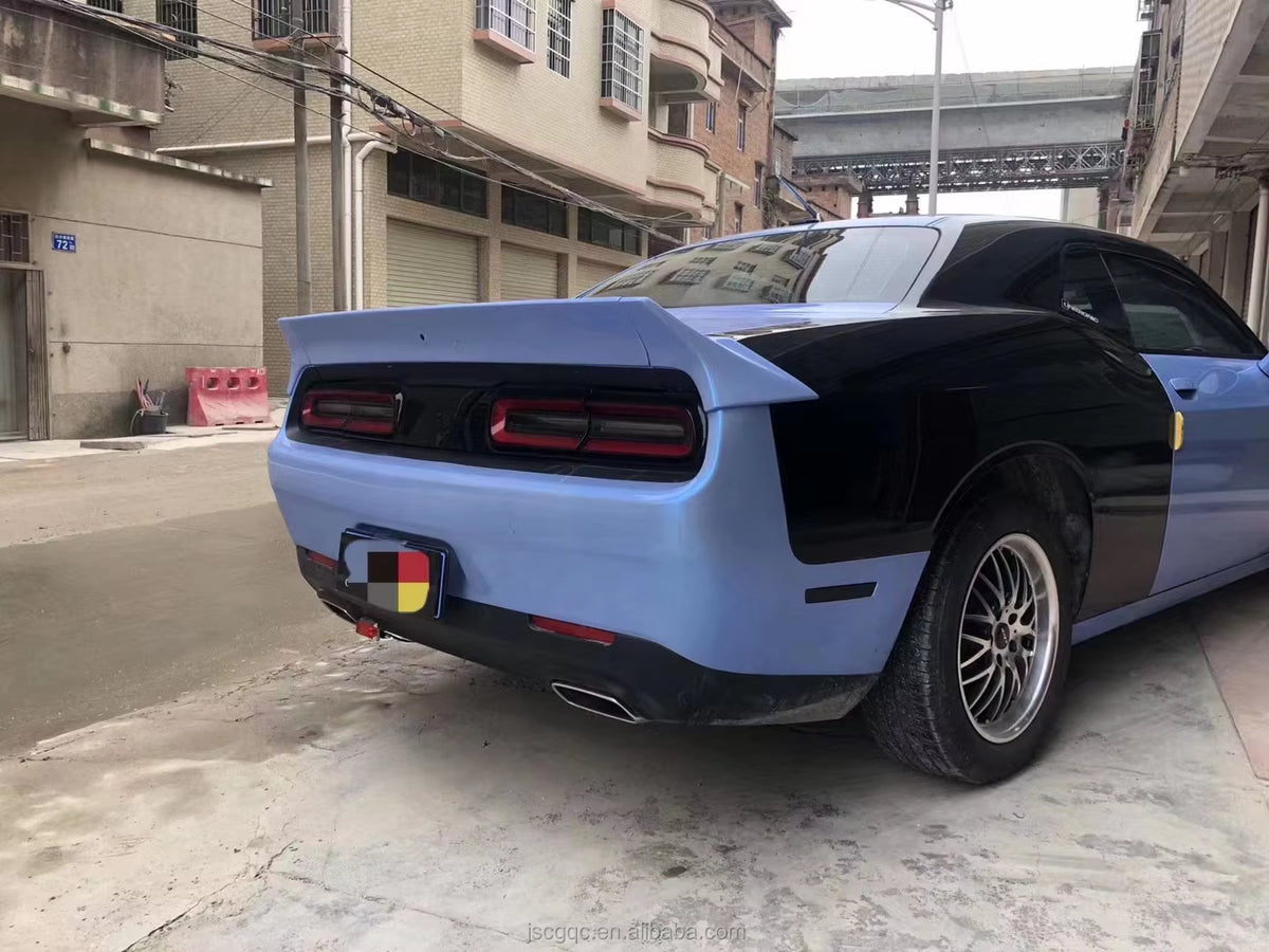 Body Kits for LB Style Carbon Fiber Material Rear Wing for the 2012-2023 Dodge Challenger Car Parts