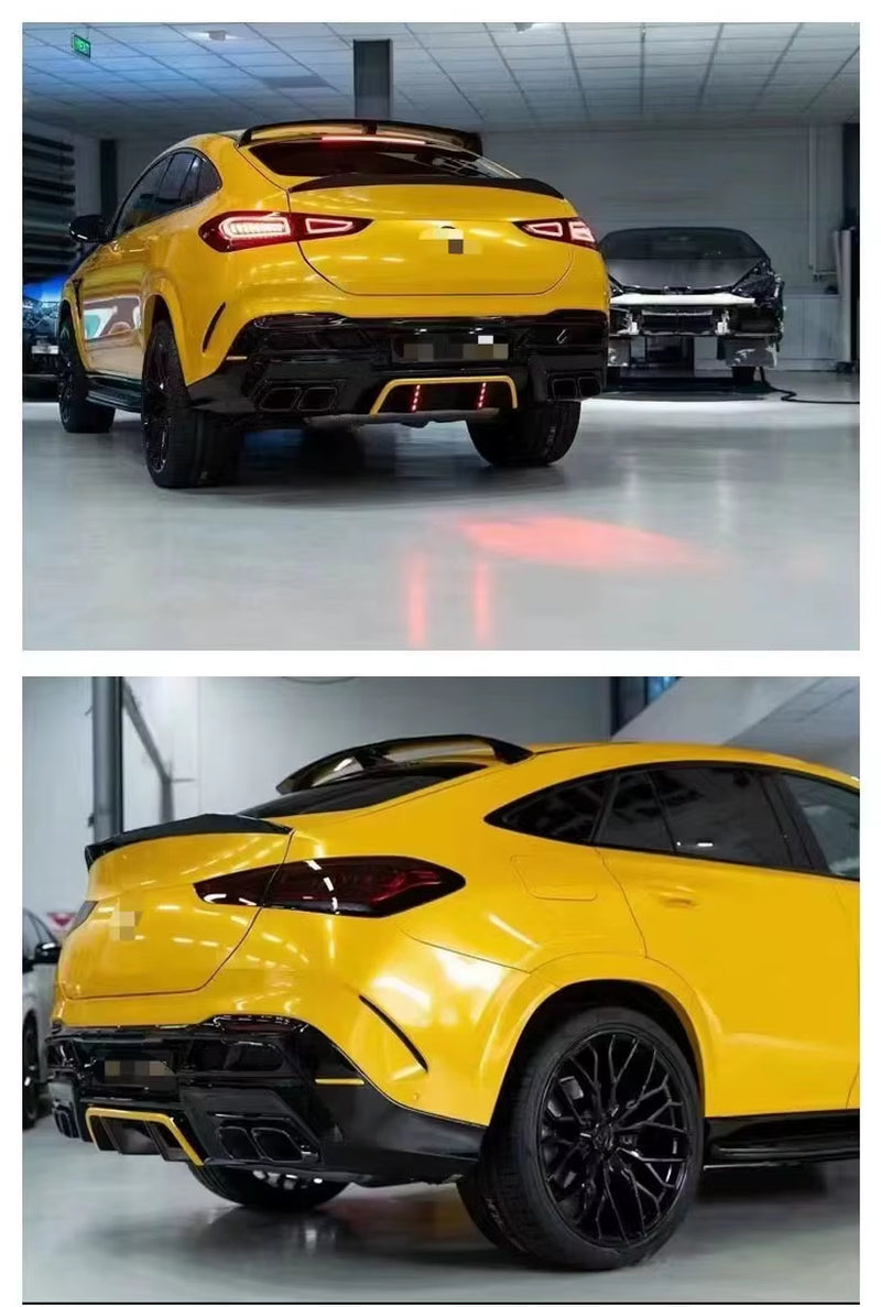 Larte Style Carbon Fiber Body Kit for Mercedes Bens Gle Class Coupe C167 Front Rear Lip Diffuser Spoiler Auto Parts