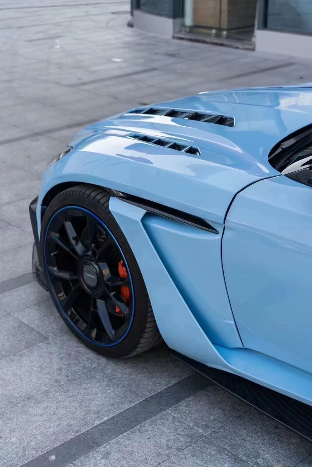 MSY Style Body Kit for Aston Martin Db11 Front Bumper Lip Rear Diffuser Side Skirts Car Body Kit
