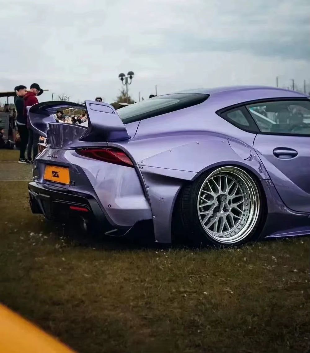 For Toyota Supra A90 Carbon Fiber Spoiler Wing Diffuser Body Kit
