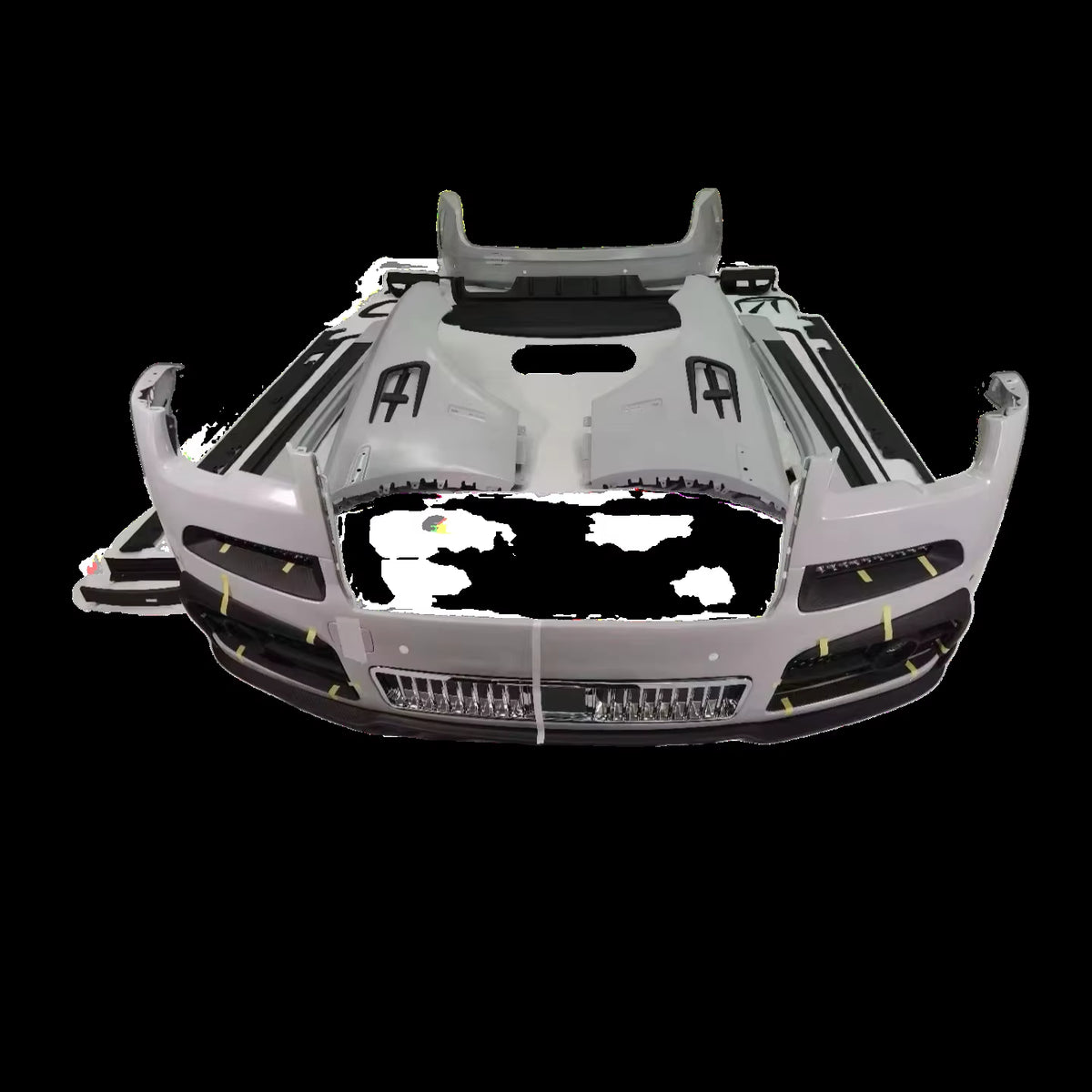 M Style Body Kit for Rolls Royce Phantom Dry Carbon Fiber Front and Rear Bumpers Diffuser Spoiler Body Kit