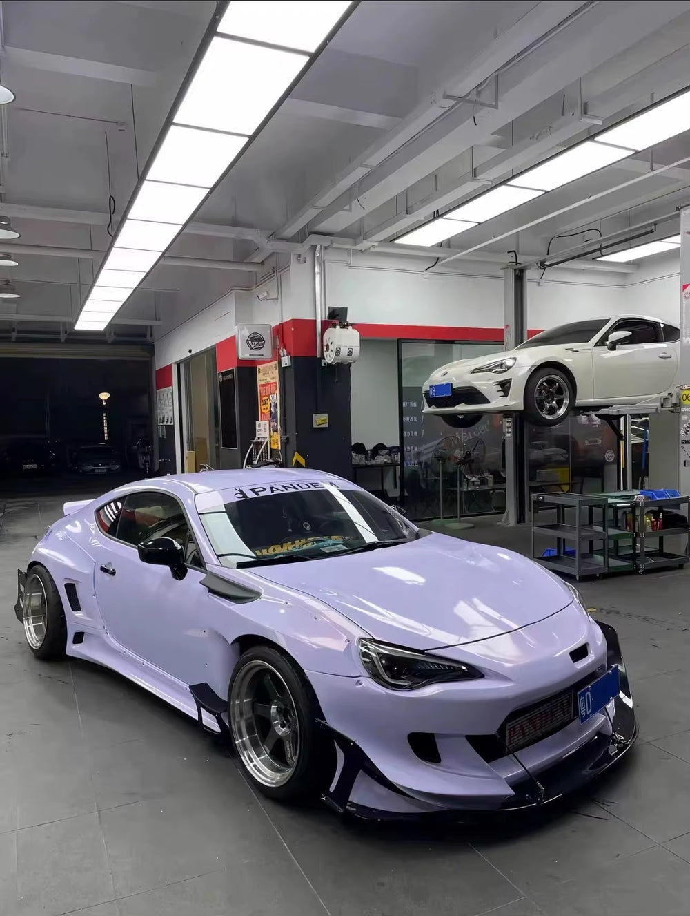 Rocket Bunny V3.5 Style Wide Body Kit for Toyota GT86 ZN6 ZD6 BRZ Upgrade Front and Rear Bumper Spoiler Wide Body Kit