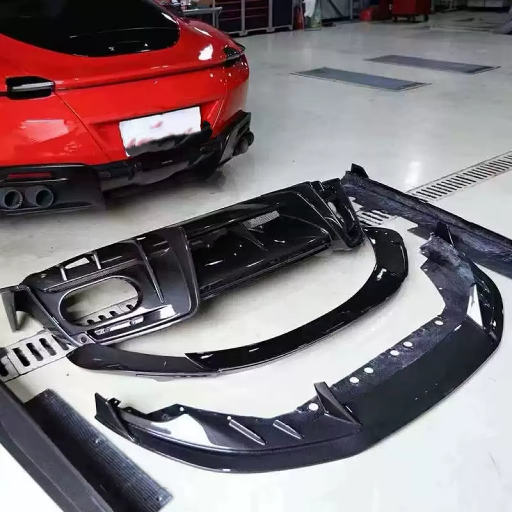 Dry Carbon Fiber Body Kit for Ferrari ROMA Upgrade Paktchz Style Front Lip Rear Diffuser Spoiler Body Kit