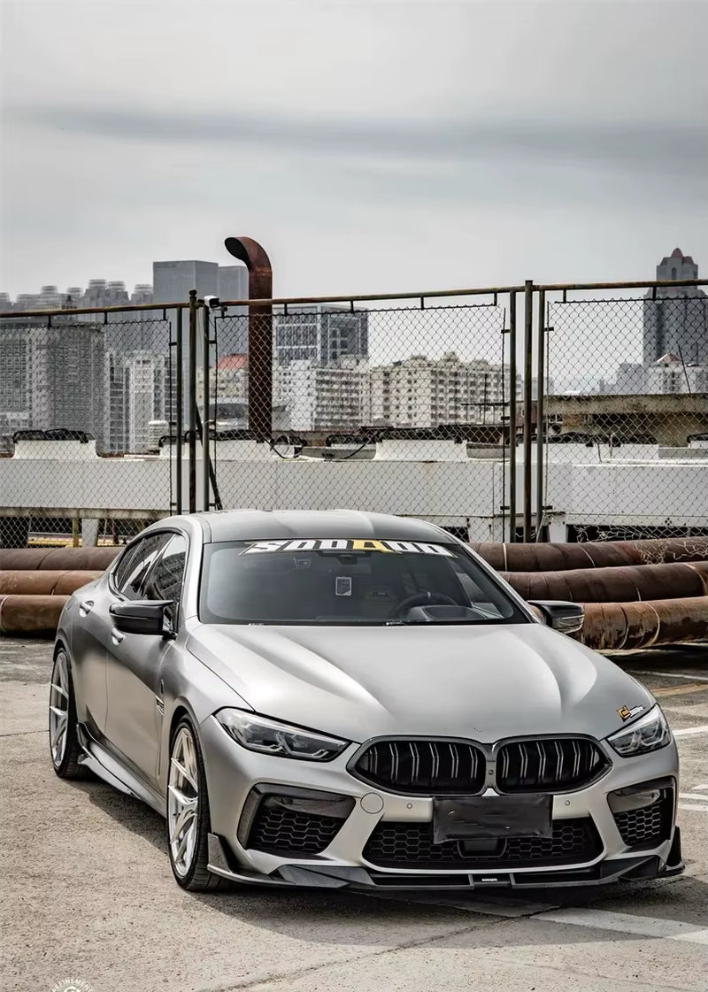SQ Style Dry Carbon Fiber Body Kit for BMW M8 Front Lip Rear Diffuse Spoiler Hood