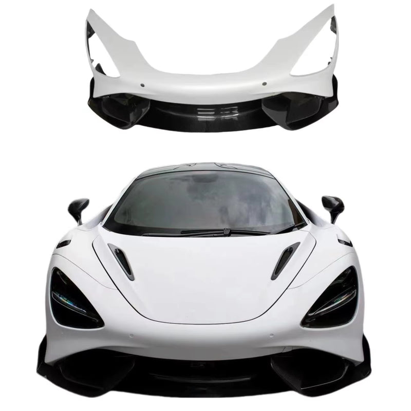 Upgrade 765LT Style Body Kit for Mclaren 720S Front and Rear Bumper Spoiler Hood Body Kit