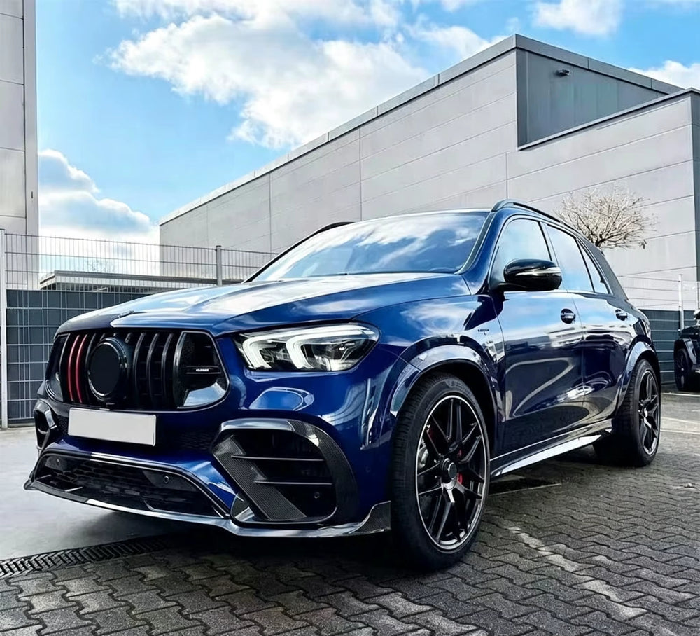 High Quality Dry Carbon Fiber B Style Body Kit for Mercedes-Benz GLE63 Coupe C167 Front Lip Rear Diffuser Grille Wheel Spoiler