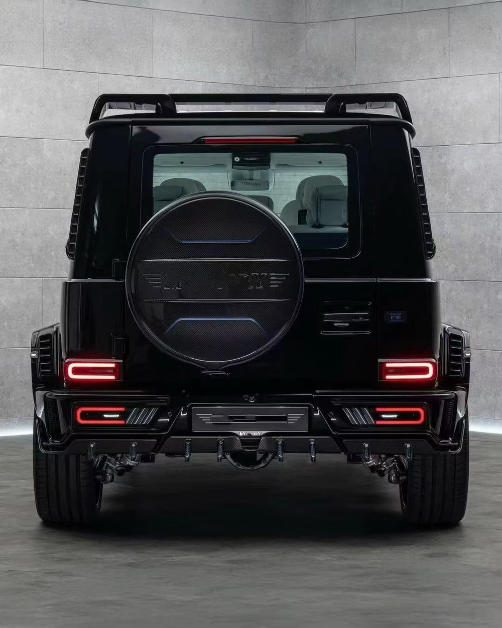 MSY Style Forged Dry Carbon Fiber Body Kit for Mercedes-Benz G-Class W464 W465 Front and Rear Bumper Spoiler Hood Wide Body Kit