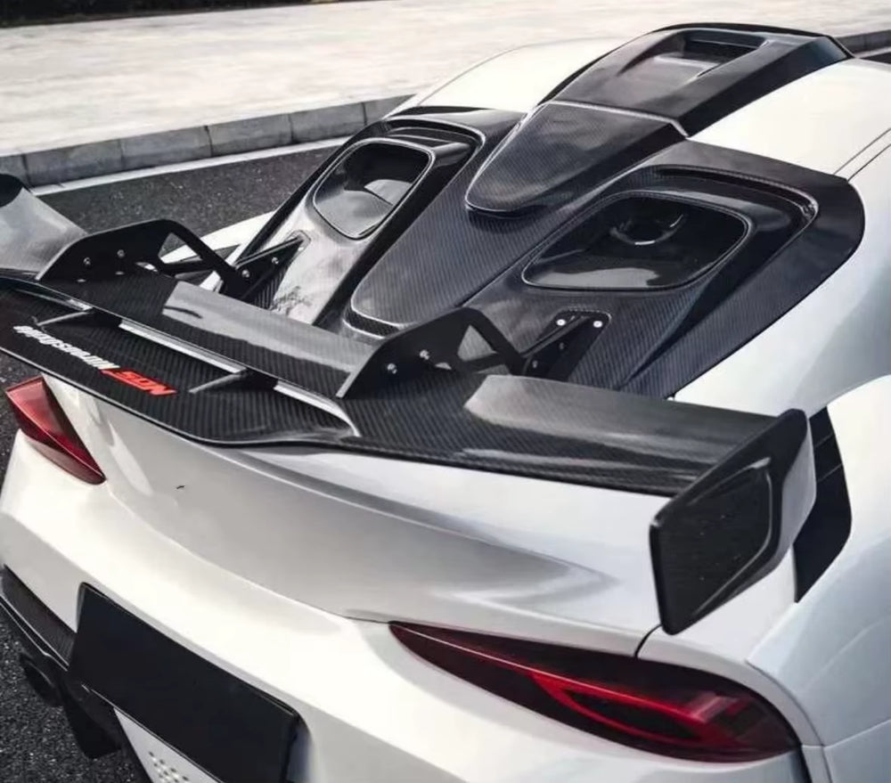 Robt Style Carbon Fiber Spoiler for Toyota Supra A90 A91MK5 Spoiler Wing Carbon Fiber Rear Trunk High Wing Spoile Body Kit