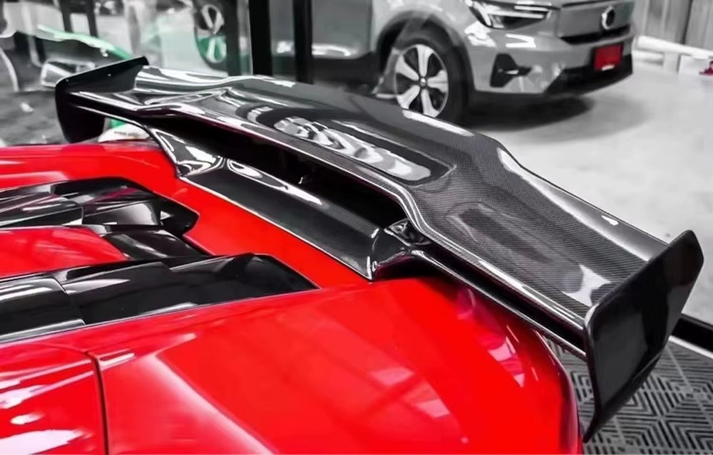 V Style Carbon Fiber Spoiler for Lamborghini Huracn Lp580 Lp610 Evo Spoiler Body Kit