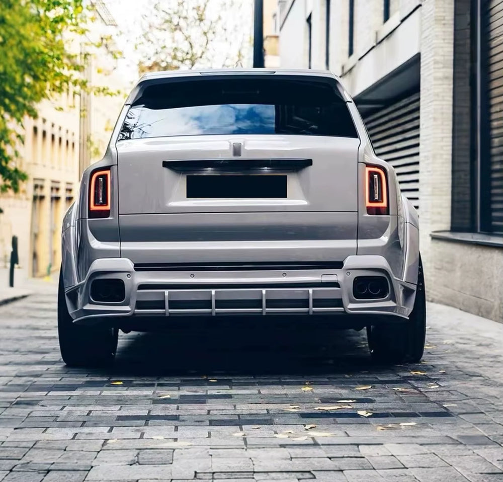 For Rolls-Royce Cullinan 2019-2025 Upgrade 1016 Style Dry Carbon Fiber Front Bumper Wheel Arch Rear Lip Spoiler Headlights