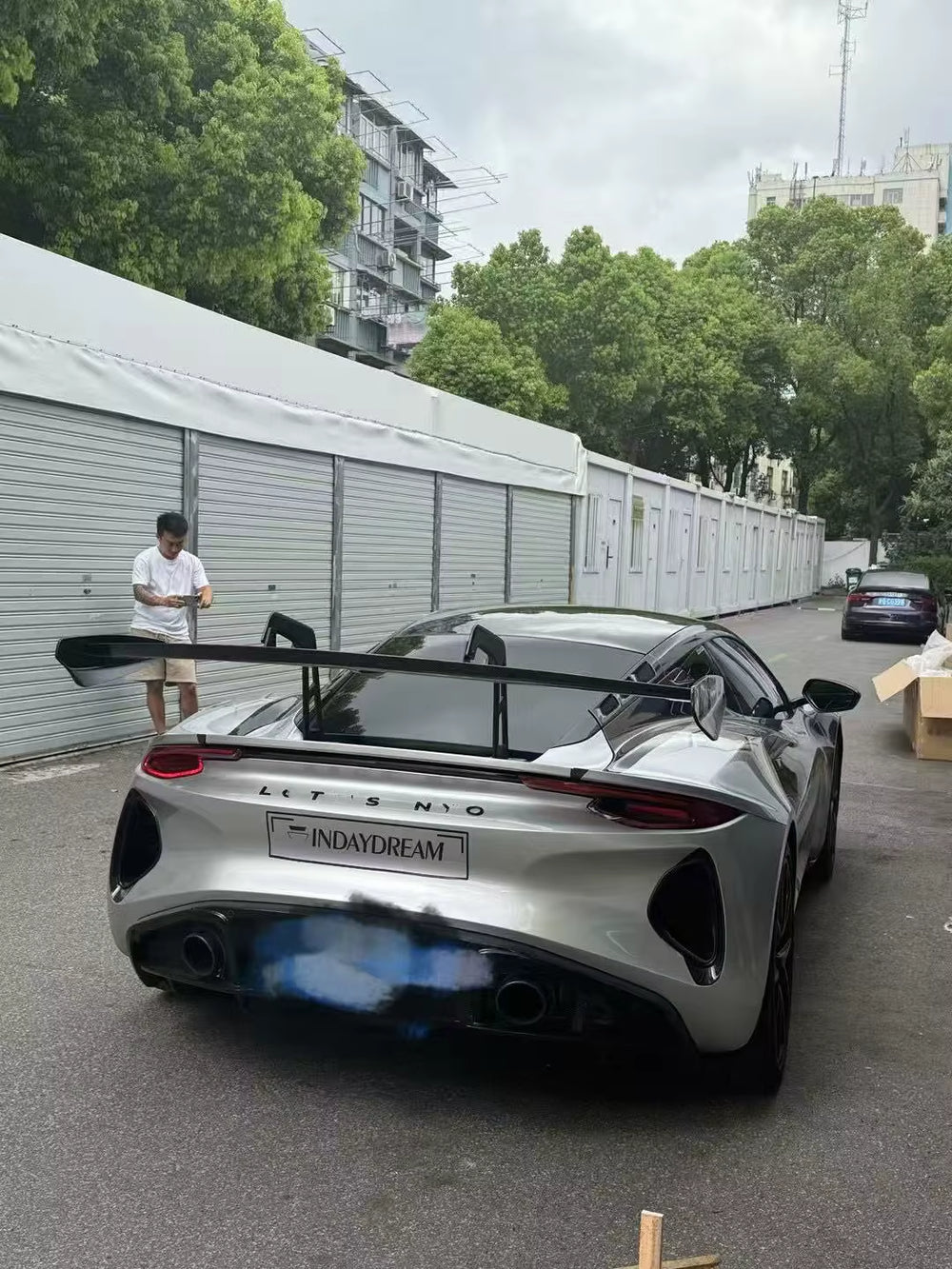 Carbon Fiber GT Wing Trunk Spoiler for Lotus Emira Body Kit Enhancement