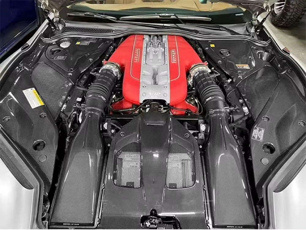 OEM-Style Carbon Fiber Body Kit for 812: Front Lip, Rear Diffuser, and Spoiler