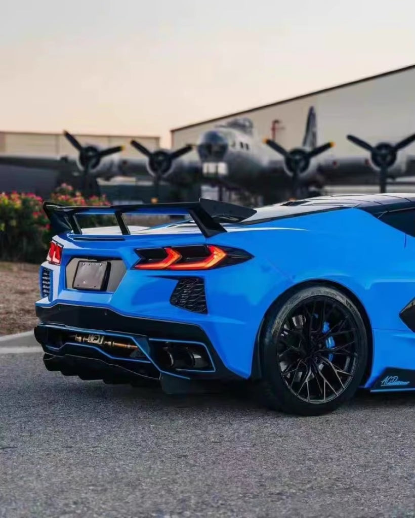 Carbon Fiber Rear Trunk Wing for Chevrolet Corvette C8 Z06 Carbon Fiber Wing