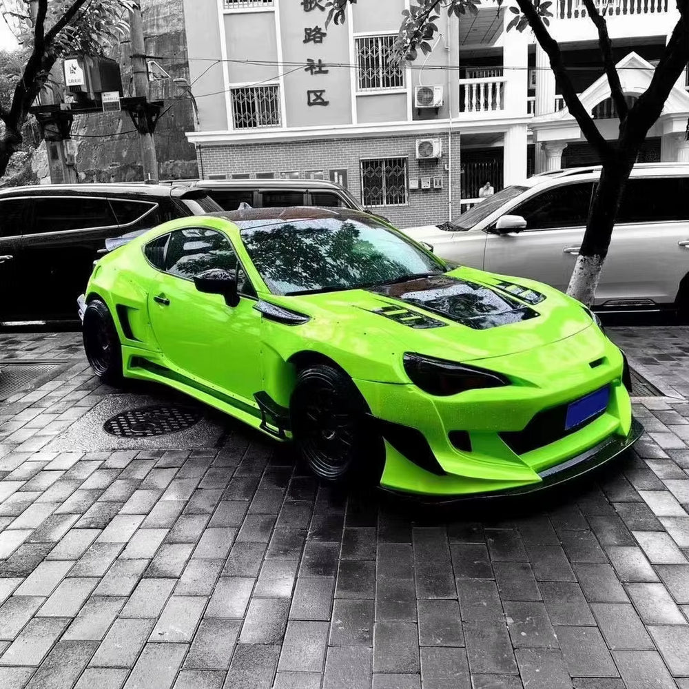 Rocket Bunny V3 Wide Body Kit Fit for Toyota GT86 Carbon Fiber Rear Wing