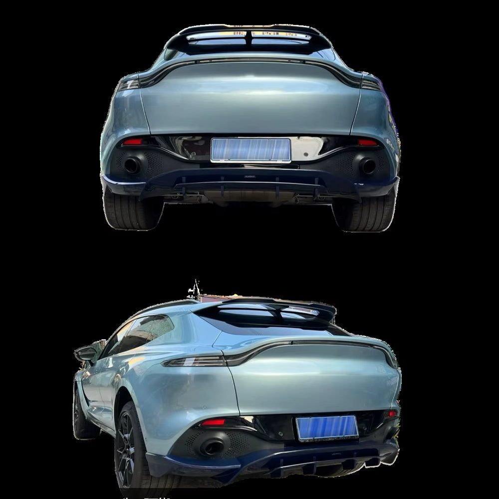 High-Quality Dry Carbon Fiber Body Kit Is Suitable for Aston Martin Dbx Upgrade 707 Style Rear Diffuser Spoiler