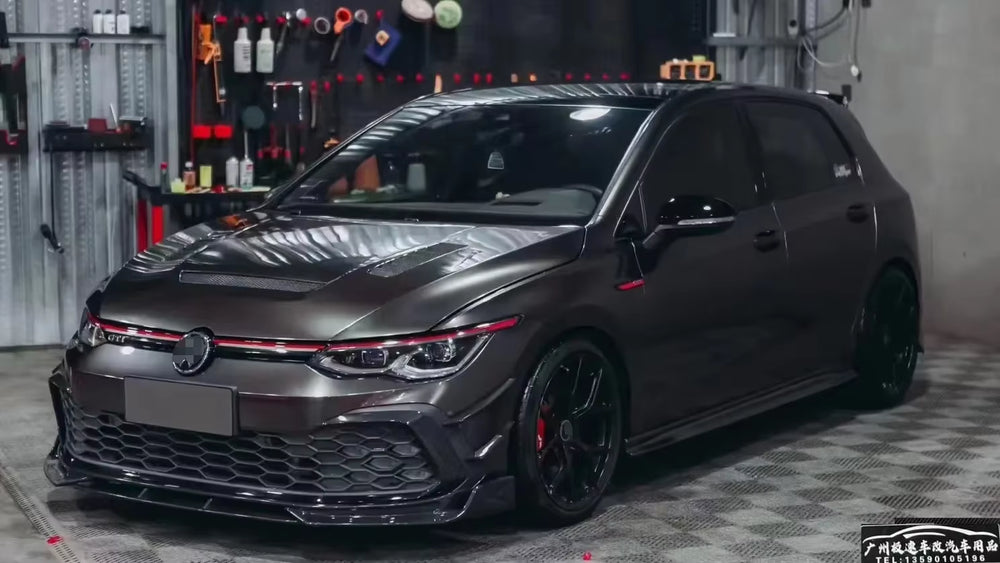 Carbon Fiber Rear Bumper for Golf 8 Volkswagen Golf MK8 GTI 2021-2022 for Body Kit