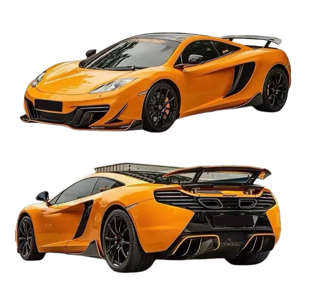 For Mclaren Mp4-12C Carbon Fiber Body Kit DMC Style Front Lip Rear Spoiler Side Skirt Tail Wing Body Kit