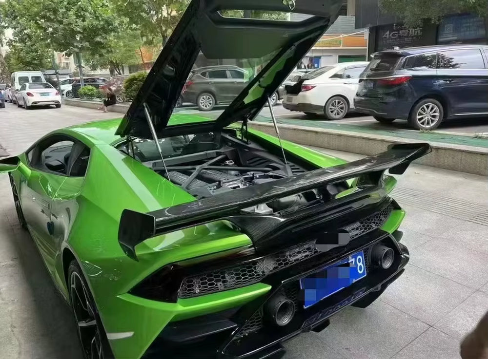 V Style Carbon Fiber Spoiler for Lamborghini Huracn Lp580 Lp610 Evo Spoiler Body Kit