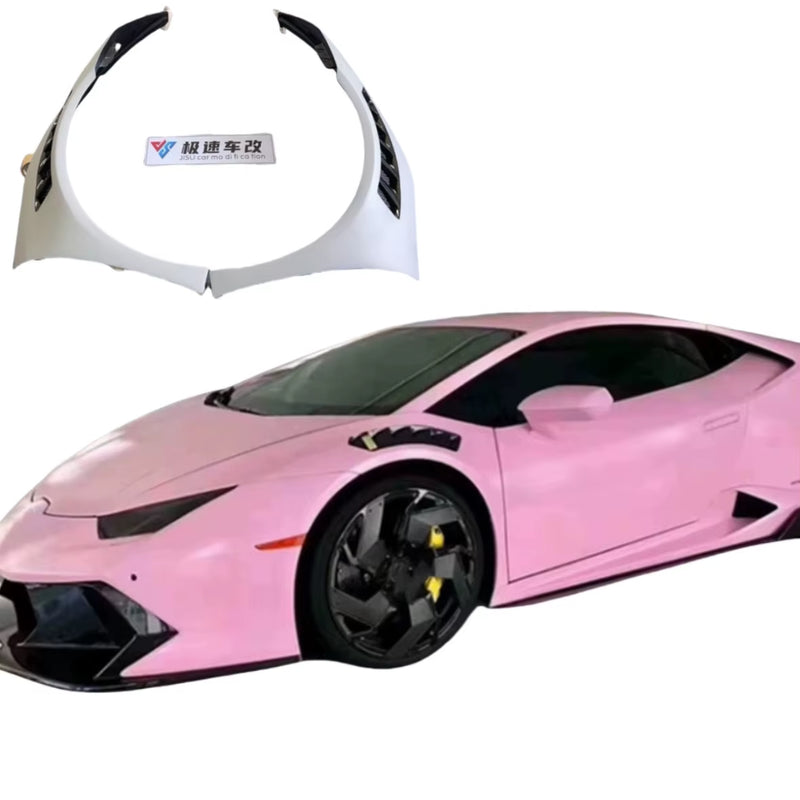 For Lamborghini Huracan Lp580/610 EVO V-Style Semi-Carbon Fiber Fender Diffuser Spoiler Body Kit