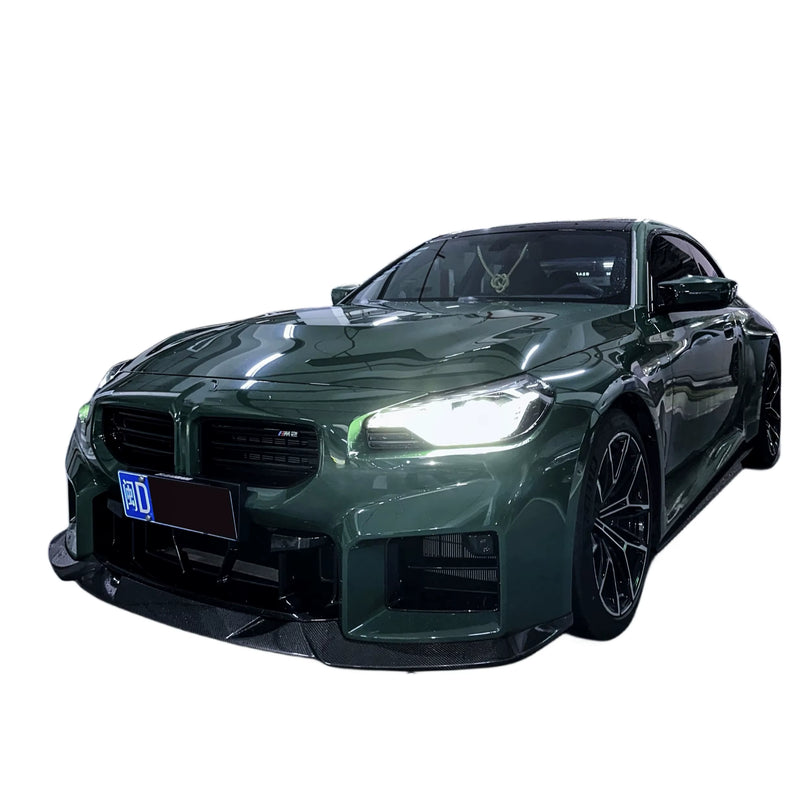 Dry Carbon Fiber Fibre Body Kit for BMW M2 G87 Front Bumper Front Lip Diffuser Spoiler