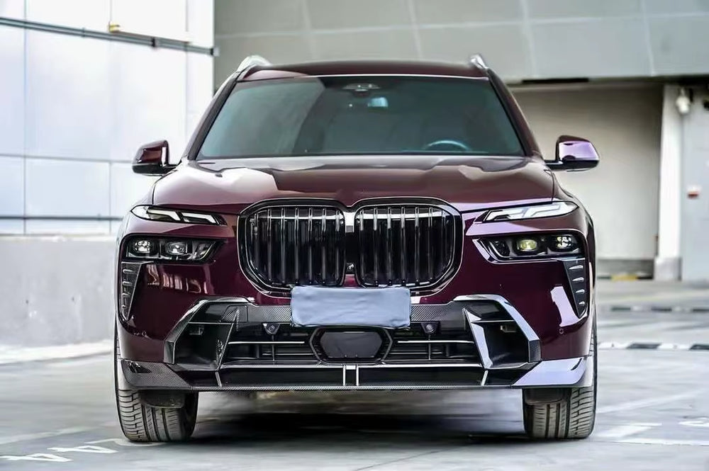High Quality Dry Carbon Fiber Larte Style Body Kit for BMW X7 G07 Dry Carbon Fiber Front Lip Skirt Rear Diffuser Spoiler