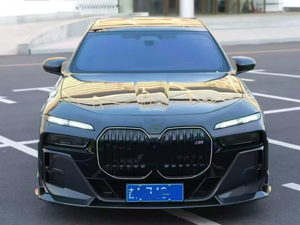 Dry Carbon Fiber MSY Style Body Kits for BMW 7 Series I7 G70 2023-2024 Front Lip Side Skirts Rear Diffuser