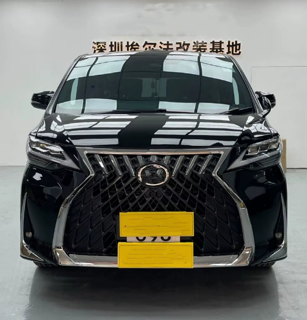 Auto Parts for Toyota Alphard Vellfire 2015 2016 2017 2018 Upgrade to Lexus LM Style Front and Rear Bumper Diffuser Headlights