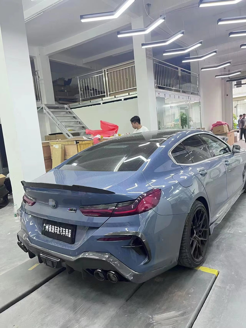 Carbon Fiber Body Kit for BMW 8 Series G14 G15 G16 Modified AC Front and Rear Lip Tail Side Skirt Diffusers