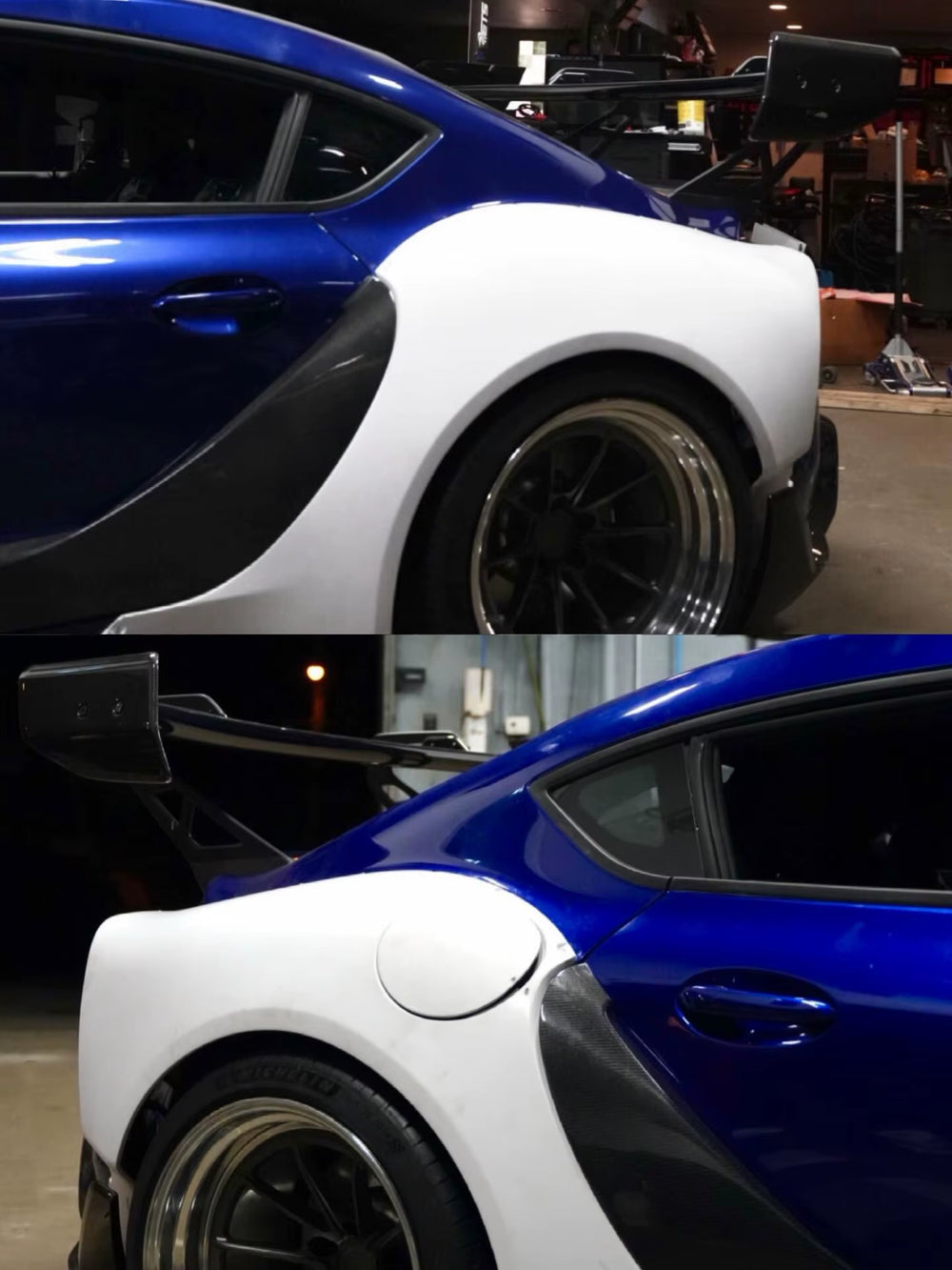 Ad-Style Wide-Body Kit for Toyota Supra A90 Carbon Fiber Front Lip Side Skirt Rear Diffuser Spoiler Hood Wide-Body Kit