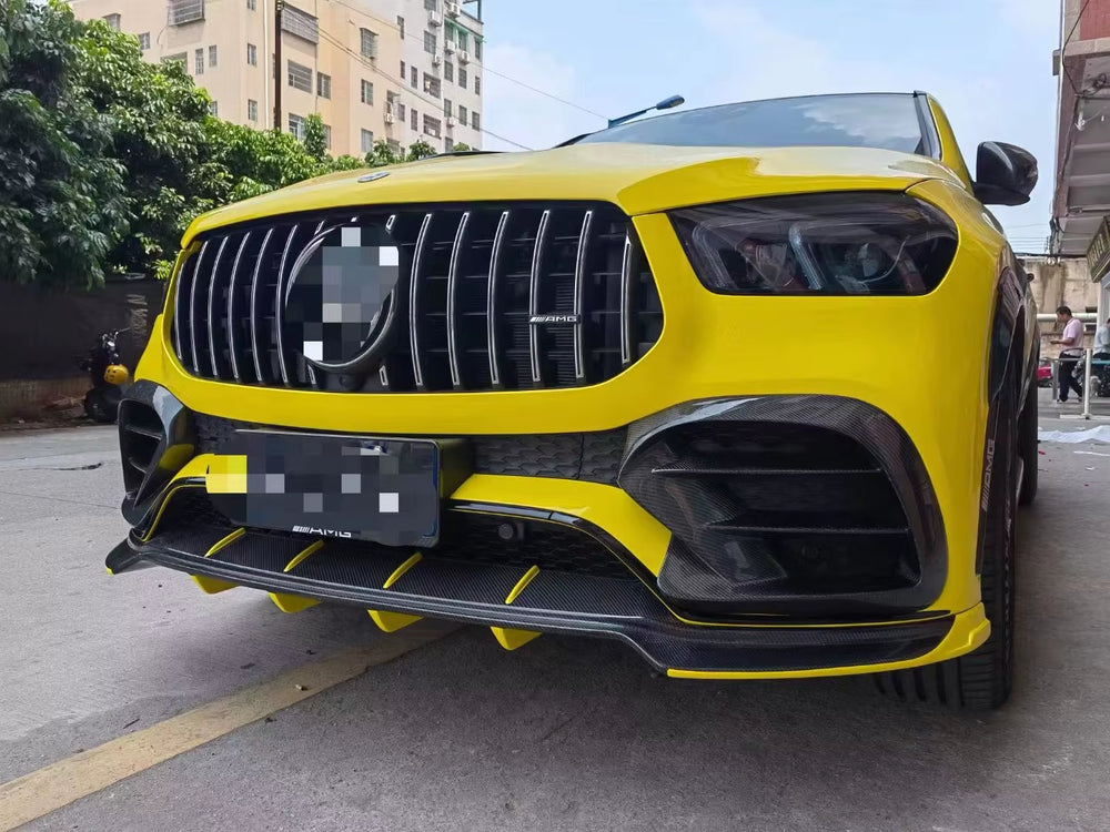 Larte Style Carbon Fiber Body Kit for Mercedes Bens Gle Class Coupe C167 Front Rear Lip Diffuser Spoiler Auto Parts