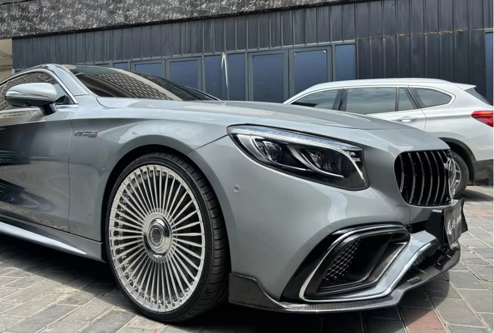 Carbon Fiber Body Kit for Mercedes-Benz S Class W217 Coupe Carbon Fiber Front Lip Rear Diffuser Spoiler Body Kit