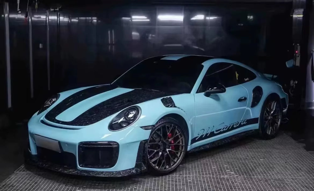 GT2 RS Style Body Kit for Porsche 911 991 991.1 991.2 Front and Rear Bumper Diffuser Hood