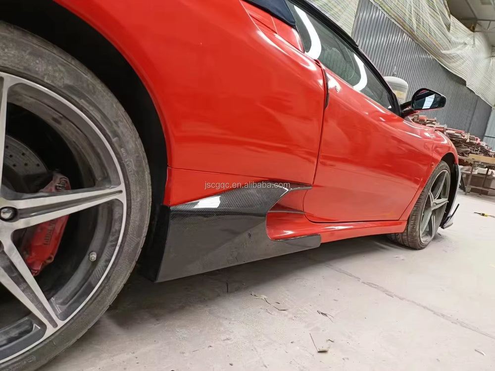 Body Kit Half Carbon Fiber for Ferrari F430 Vorsteiner Style Front Rear Bumper Fender Hood