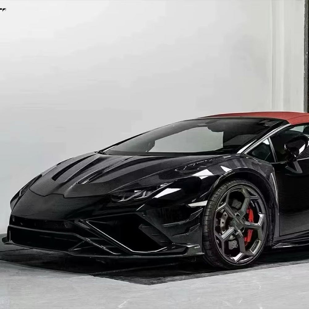 High Quality Dry Carbon Fiber PK Style Hood for Lamborghini Huracan Lp580 Lp610 Evo Engine Cover
