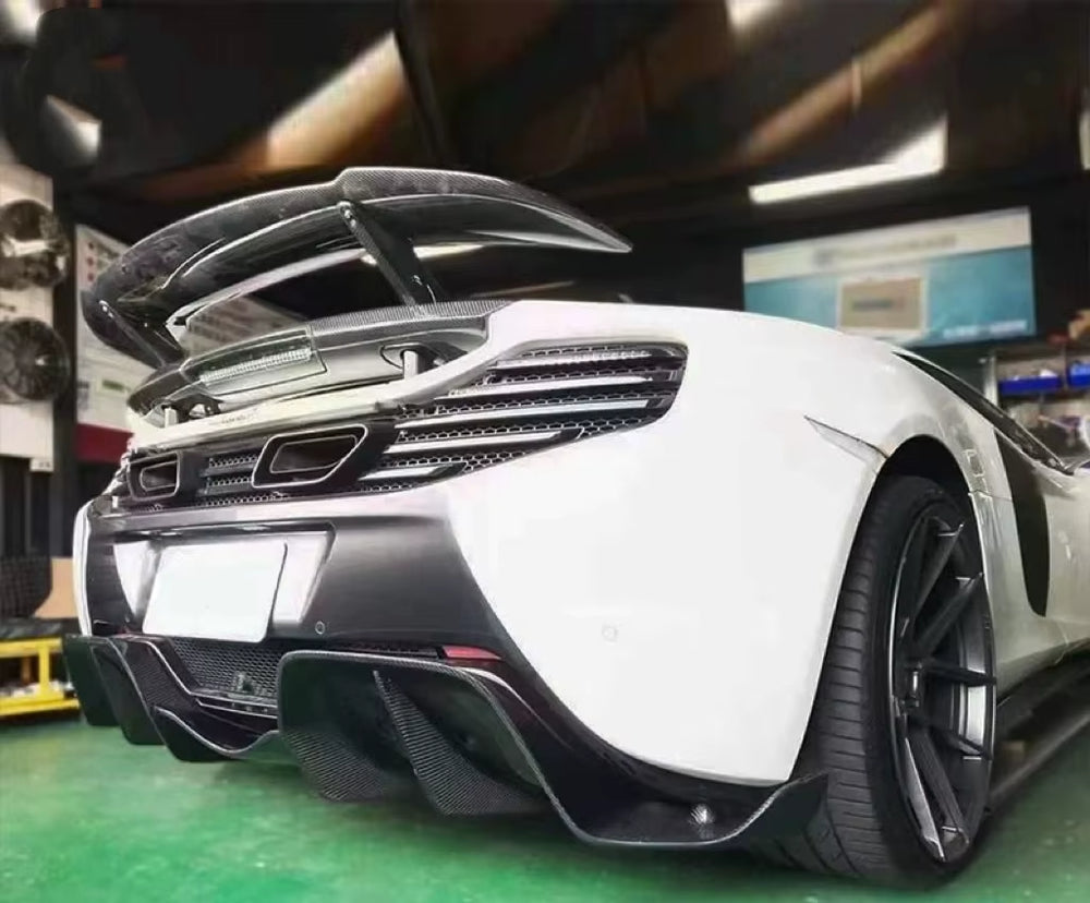 For Mclaren Mp4-12C Carbon Fiber Body Kit DMC Style Front Lip Rear Spoiler Side Skirt Tail Wing Body Kit