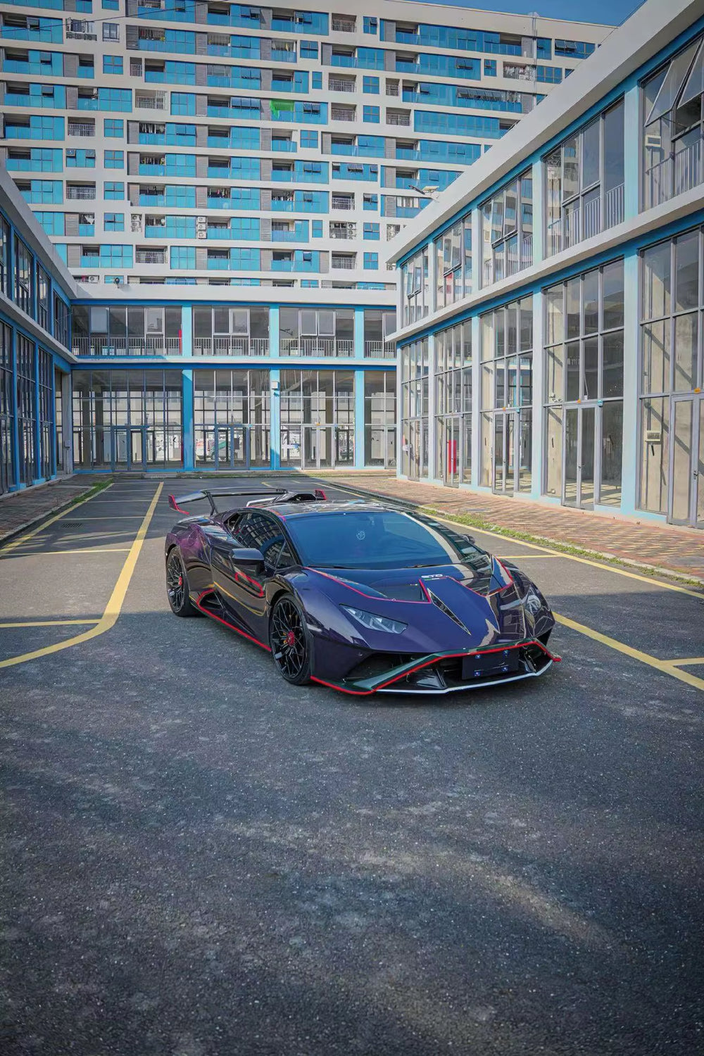 STO Style Dry Carbon Fiber Body Kit for Lamborghini Huracan Lp580 Lp610 Front Rear Bumper Spoiler Hood