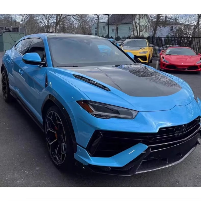 P Style Carbon Fiber Bonnet Hood Body Kit for Lamborghini URUS Engine Cover
