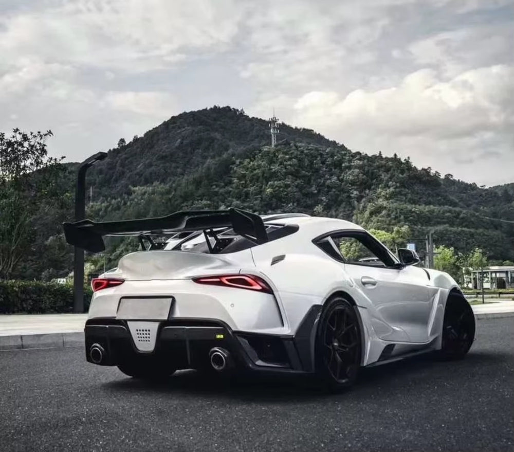 Robt Style Carbon Fiber Spoiler for Toyota Supra A90 A91MK5 Spoiler Wing Carbon Fiber Rear Trunk High Wing Spoile Body Kit