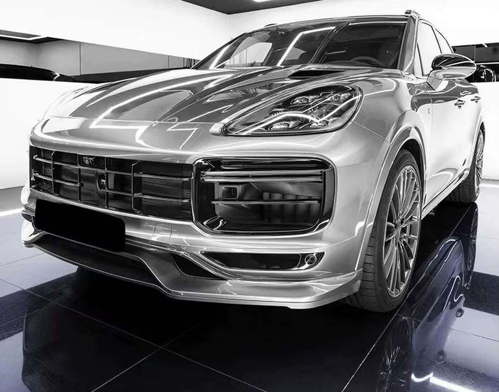 High-Quality Dry Carbon Fiber Hood for Porsche Cayenne 2018-2022 Engine Hood Body Kit