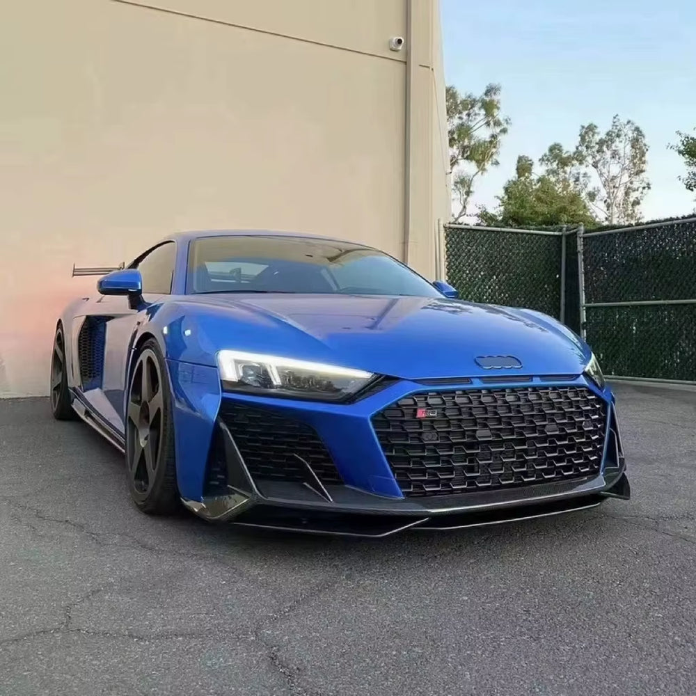 High Quality Body Kit for Audi R8 2016-2019 Upgrade 2021+ Front and Rear Bumper Front Lip Rear Diffuser