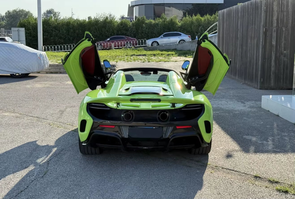 675LT Body Kits for Mclaren 650S Excellent Carbon Fiber Front Lip Side Skirt Rear Diffuser Hood Bonnet Fender